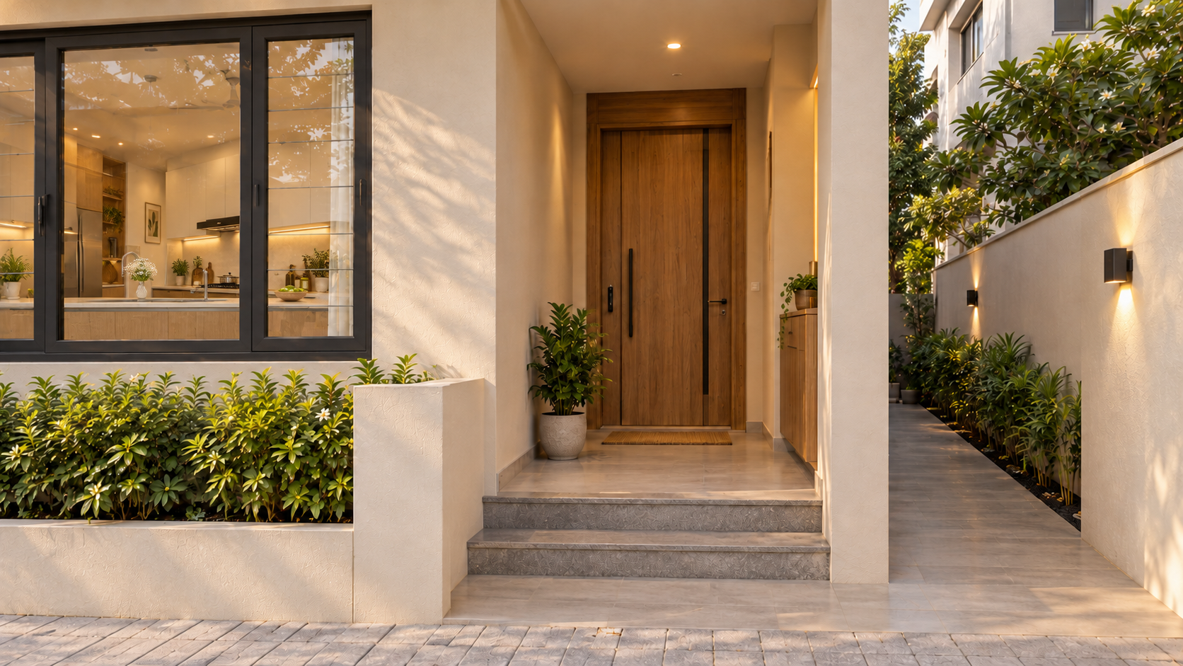Porch and entrance