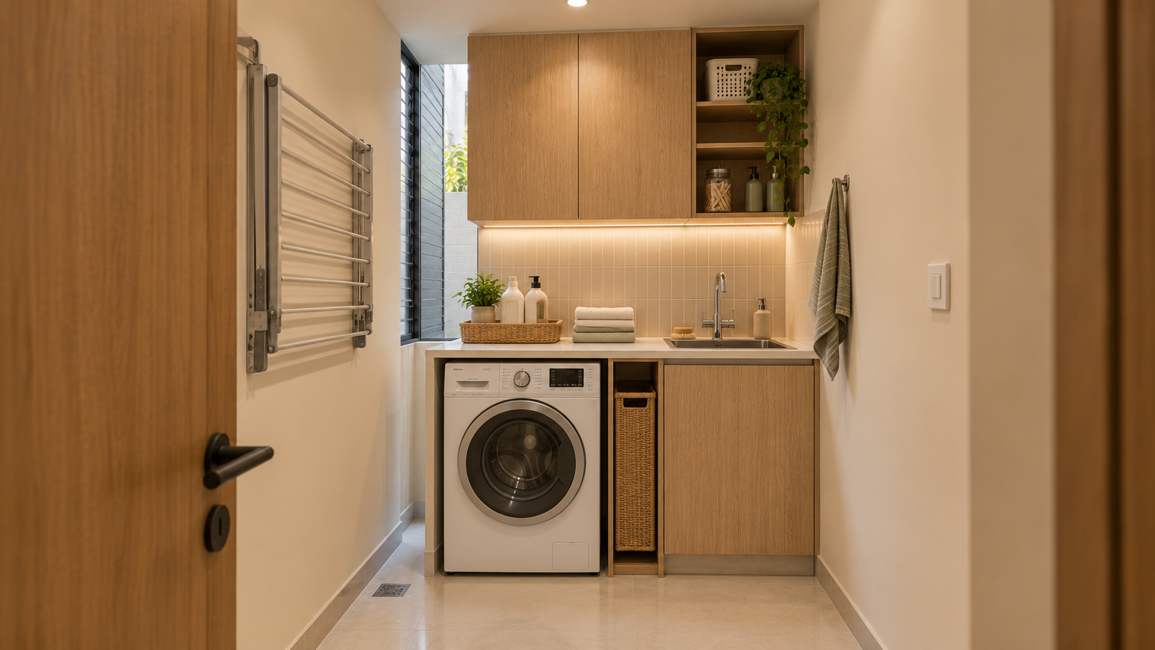 Wash and utility