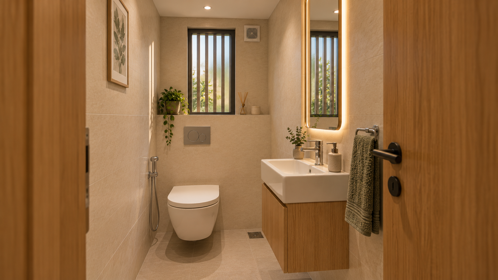 Front toilet